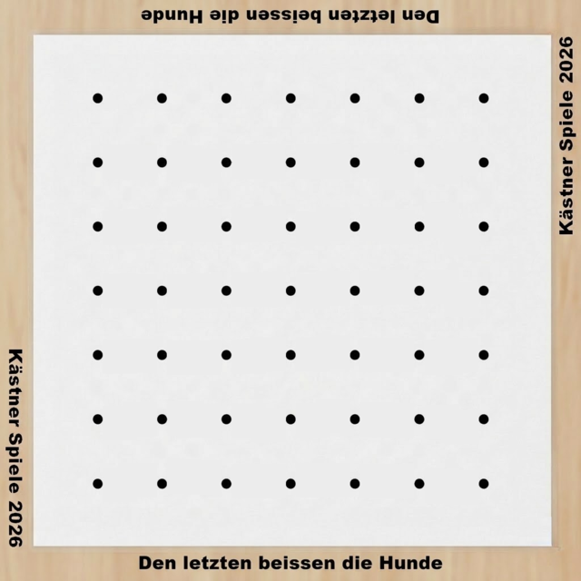 🐕 Den Letzten beißen die Hunde – Papierspiel (Kästner Spiele Edition)