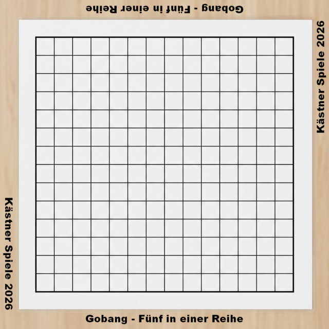 ⚪⚫ Gobang – Fünf in einer Reihe (Kästner Spiele Edition)